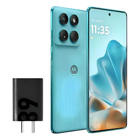 Motorola Edge 60 Fusion 5g 256gb / 8gb Ram Expande 20gb-verde. Con Moto Ia, Cámaras 50mp, 13mp, 32mp, Certificación Militar, Ip68/ip69 Sumergible.