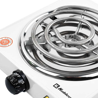 Parrilla Eléctrica Koblenz Pekm-1000 Eg 1 Quemador Espiral Color Blanco Parrilla Eléctrica Koblenz Pekm-1000 Eg 1 Quemador Espiral Color Blanco
