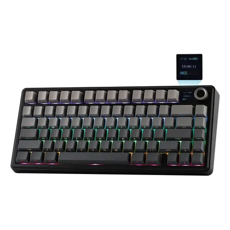 Aula F75 Max Teclado Mecánico Inalámbrico Con Pantalla Tft