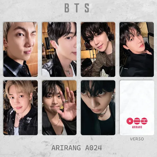 Photocards Bts | Arirang Xiv - Kit 7 Cartões | Fanmade | MercadoLivre