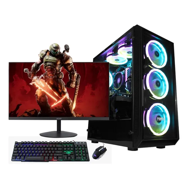 Computador Torre Gamer Core I5 12400h 16/512 Monitor 22 Acer