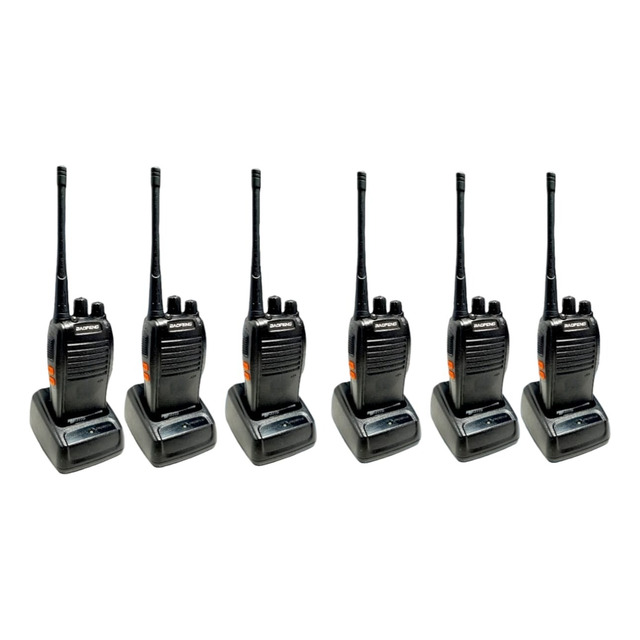Kit 6 Radio Comunicador 777s Profissional Ht Uhf 16 Canais Kit 6 Radio Comunicador 777s Profissional Ht Uhf 16 Canais