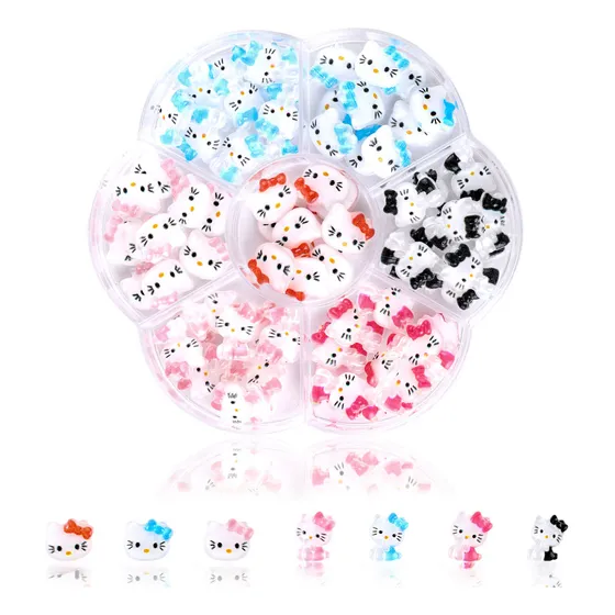 Figuras Kawaii Decoracion De Uñas Hello Kitty Mixto