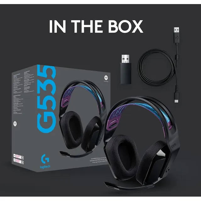 Audifonos Con Microfono Logitech G535 Lightspeed Para Juegos
