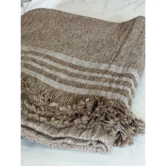 Manta Rustica Cubre Sillón 160x230 Cubrecamas 1p Pie Decama