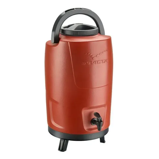 Botijão Térmico Invicta 12l Vermelho Velvet Água Suco Café