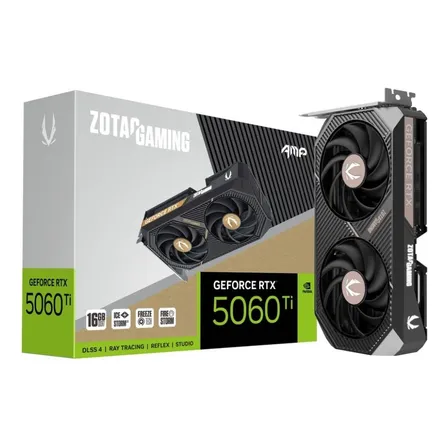 Placa De Video Geforce Rtx 5060 Ti 16gb Zotac Amp
