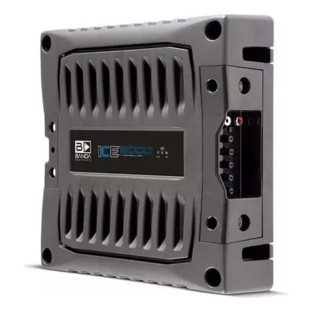 Banda Modulo Automotivo Ice X 3001 3000w 1 Ohm 1 Canal Cor Preto