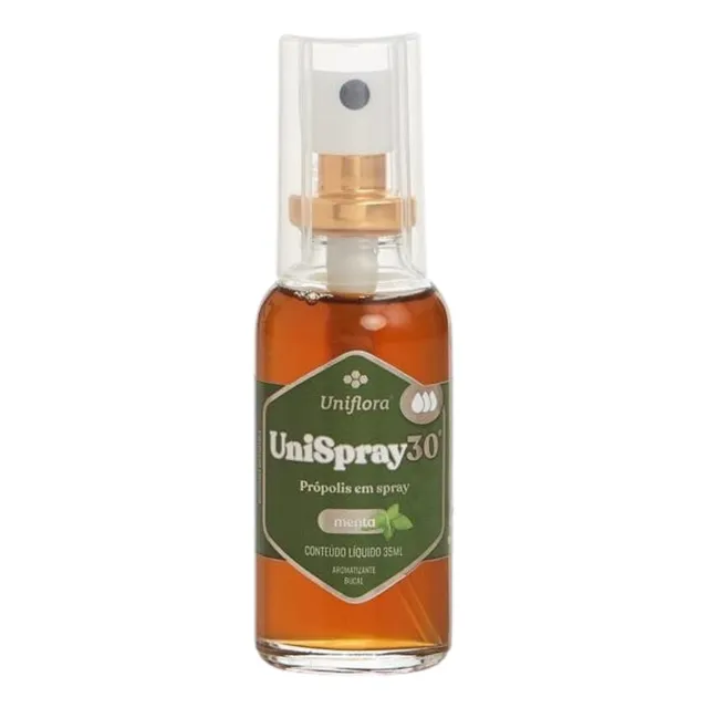 Spray De Própolis Para Dor De Garganta E Gripe 35ml Menta