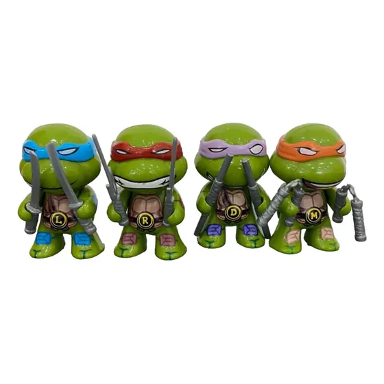 Figuras De Coleccion Las Tortugas Ninja Mutantes De 10 Cm