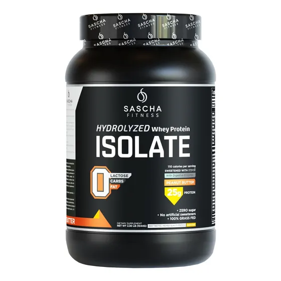 Suplemento en polvo Sascha Fitness isolate Proteínas sabor peanut butter x 1.044kg