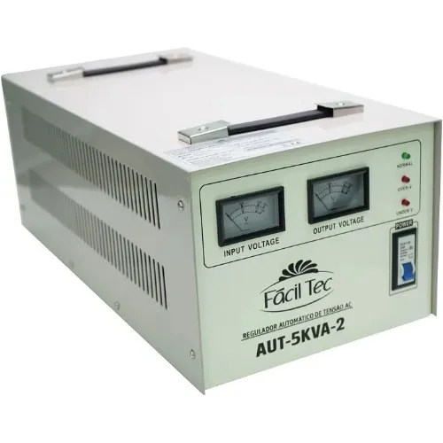 Regulador/estabilizador De Voltagem Aut-5kva-2 (2 Bobinas) 
