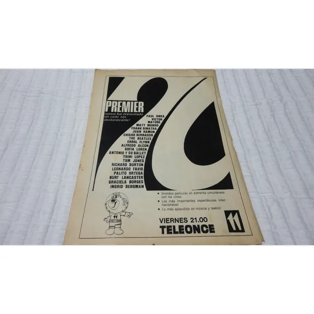 Clipping Publicidad  Antigua Teleonce 