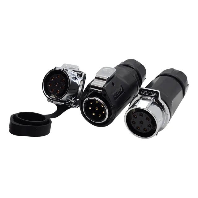 Conector Eléctrico Heavy Duty 15amp Cnlinko Lp28 De 8 Polos