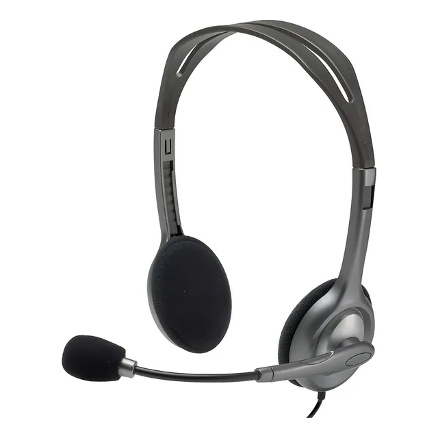 Auriculares Vincha Logitech H111 Negro Con Micrófono