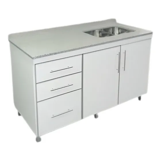 Bajo Mesada Mueble Cocina Aluminio 160 Fabrica Tisera Mbm-16