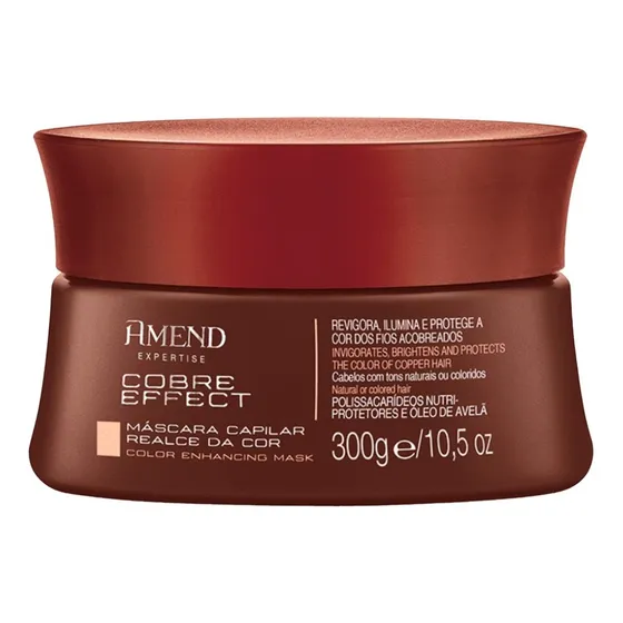 Máscara capilar Amend Cobre Effect de 10.58floz 300g