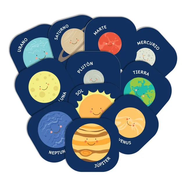Juego De Memoria Infantil Sistema Solar
