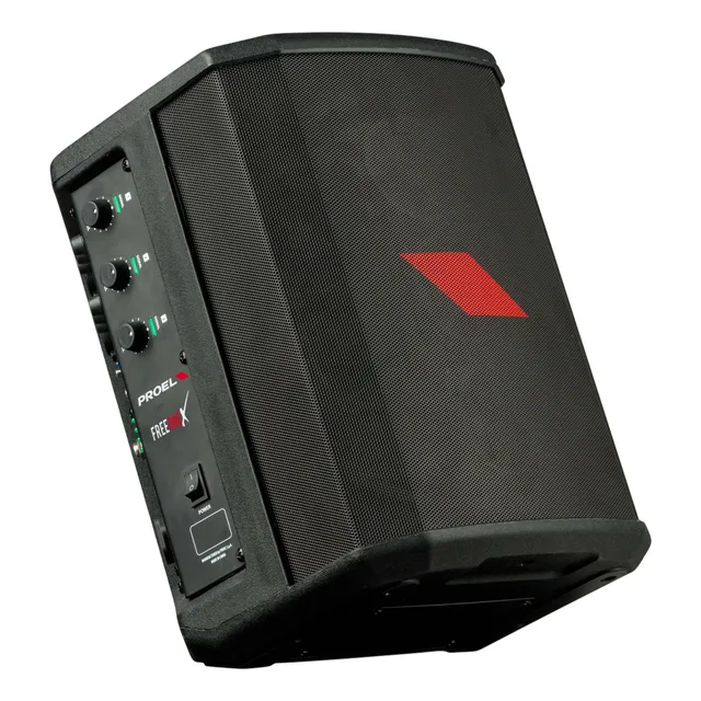 Bocina Proel Activa 400w Sonido Potente Y Portátil Negro