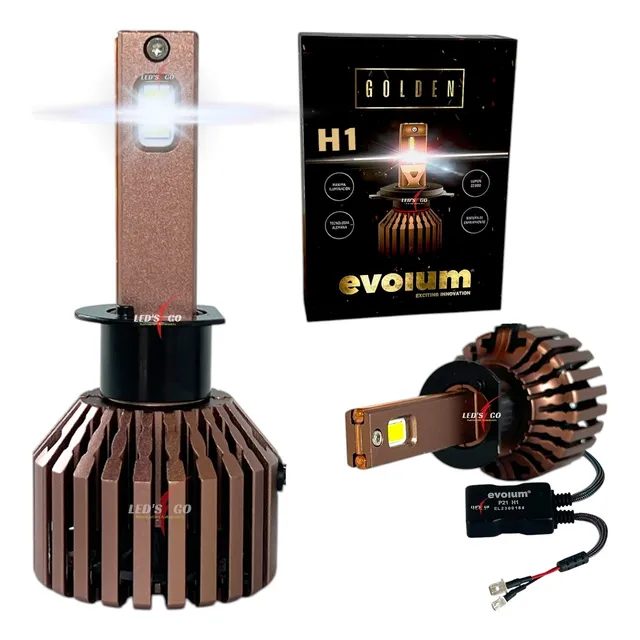 Focos Led Para Auto 22000lm Golden Hiperled Csp Luz Blanca 