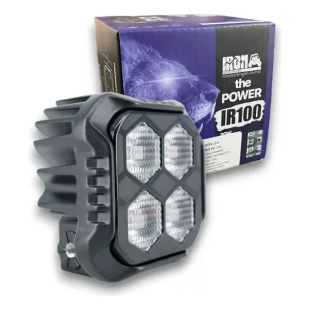 Faro Led Ir100 Dakar 3 Pulgadas 20w Chips Osram Luz Blanca