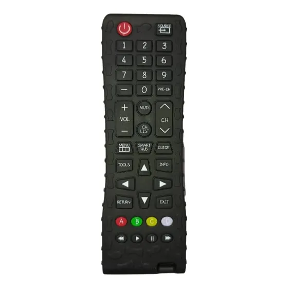 Mordedor Rasca Encías Para Bebes Control Remoto Color Negro