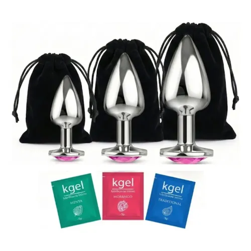 plug anal o que é Beginner Anal Training Kit main image 1