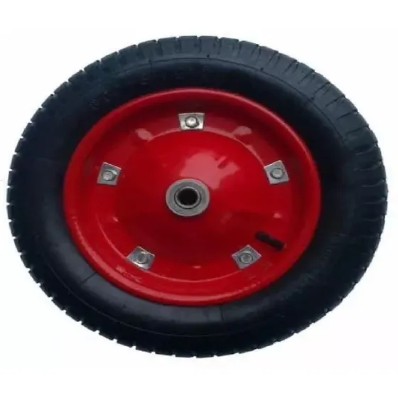 Rueda Maciza Para Carretilla Eje De 16 Mm - Tyt