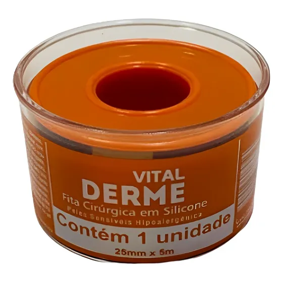 Fita De Silicone Cirúrgica 2,5cm X 1,5 Mts Indolor Cicatriz