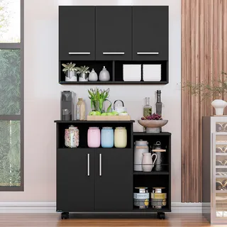 Kit ArmĂĄrio De Cozinha Completa Compacto Com BalcĂŁo Multiuso Kit ArmĂĄrio De Cozinha Completa Compacto Com BalcĂŁo Multiuso