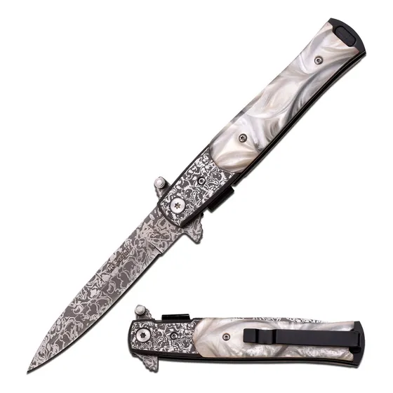 Canivete Stiletto Tac Force Abertura Assistida Tf-428dmp