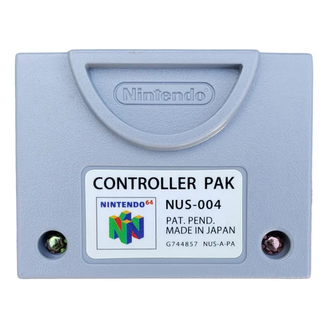Controller Pack - Memoria Original Para Nintendo 64 