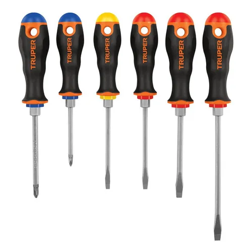 Juego 6 Destornilladores Premium Truper