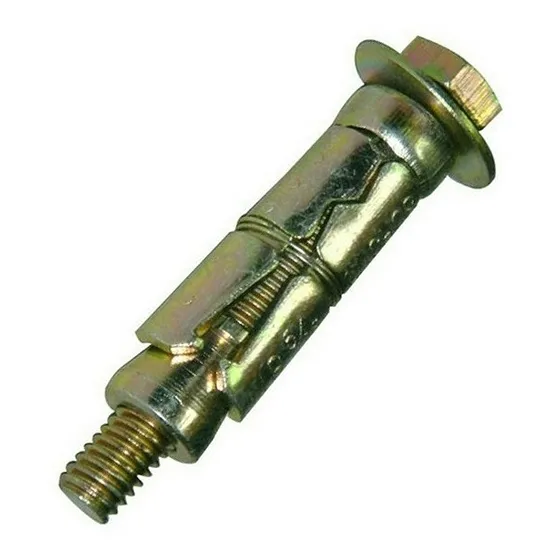 Ramplug Expansivo De Hierro 1/4  Con Tornillo (4 Pzas)