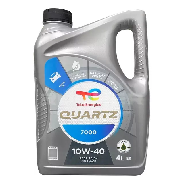 Aceite 10w40 Total Quartz 7000 Energy 4l Semi Sintetico Bencina O Diesel
