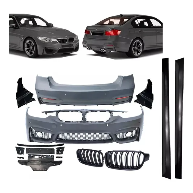 Parachoque Body Kit M3 Bmw 320i 330i 2014 18 Saia Lateral