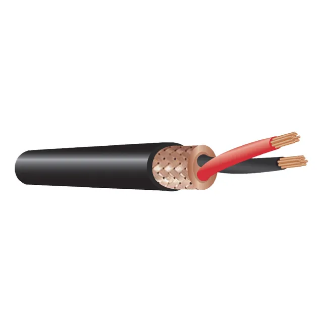 Cable Xlr Microfono Profesional Cobre 2x24 95% Malla 100mts