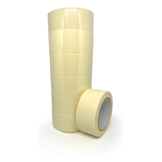 Cinta De Papel Masking Tape 48mm X 40m Pack 6 Unidades