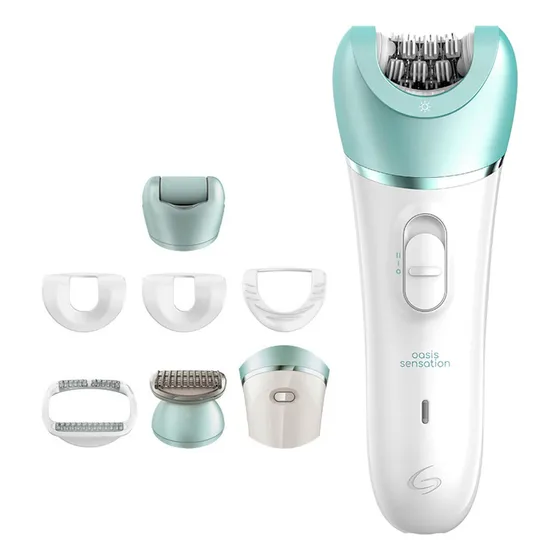 Depiladora Gama Oasis Sensation Usb Uso En Seco Y Húmedo Color Blanco