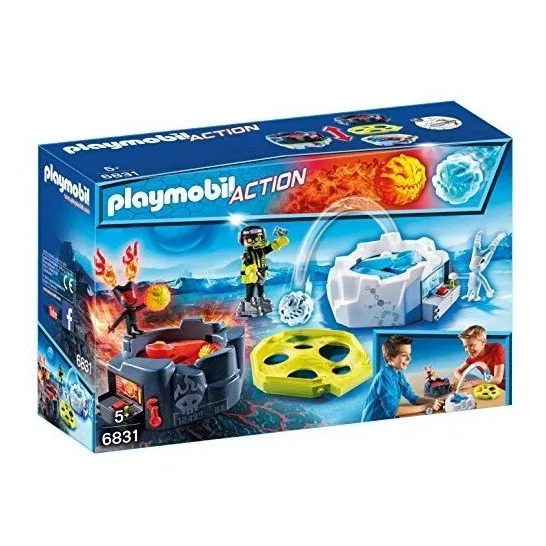 Playmobil Action, Juego De Fuego Y Hielo - Stickers