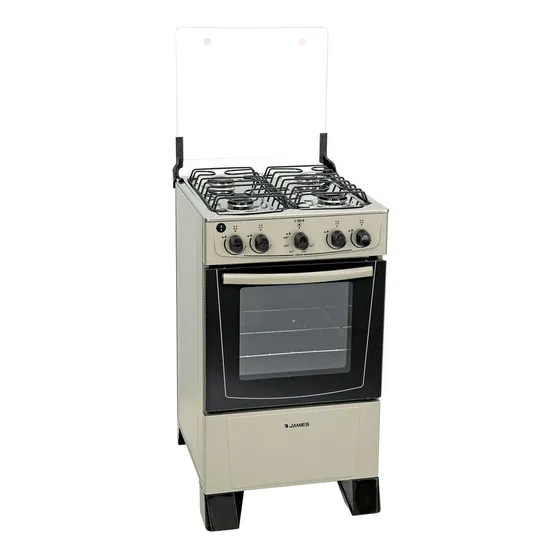 Cocina Gas James C105 B Titanium Encendido Horno Enlozado