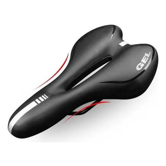 Sillín Gel Antiprostático Máxima Comodidad Asiento Bicicleta 15.5 Cm