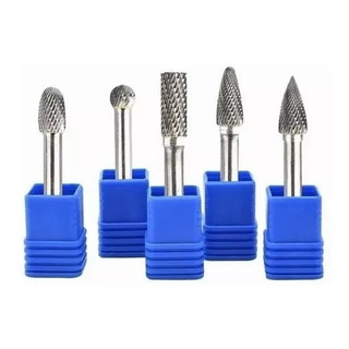 Fresas Para Desbaste De 1/4 Carburo De Tungsteno Jgo 5 Pz Fresas Para Desbaste De 1/4 Carburo De Tungsteno Jgo 5 Pz