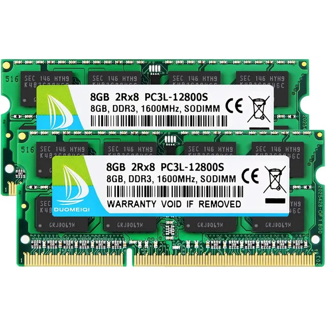 Memoria Ram Duomeiqi 16gb (2x 8gb) Ddr3, 1600mhz, Sodimm