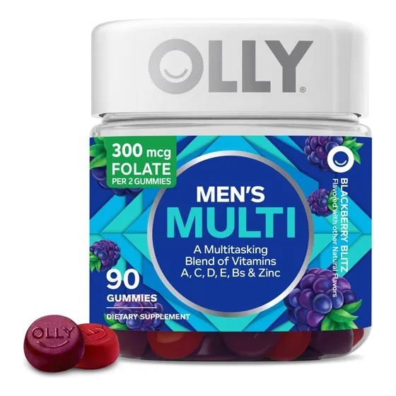 Gominolas Multivitamínicas Olly Para Hombres, Suministro De 