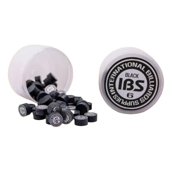 Casquillo O Suela Para Taco De Billar O Pool Black Ibs
