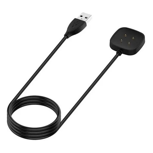 Cabo Carregador Usb Compatível Com Fitbit Versa 3 / Sense