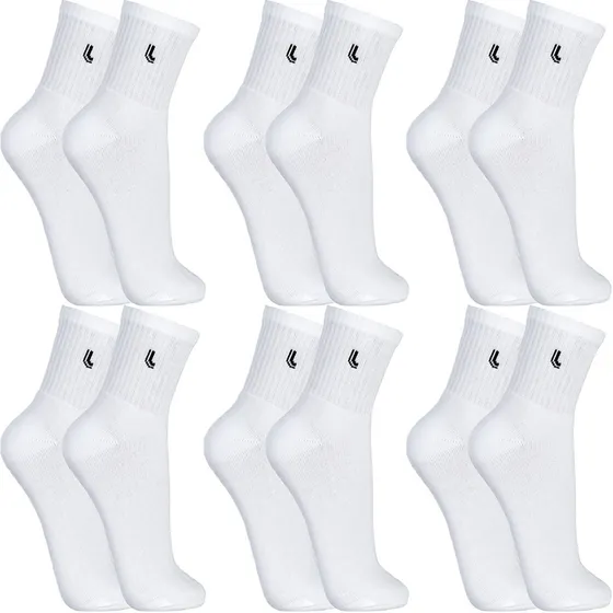 Kit 6 Pares Meias Lupo Cano Médio Alto Academia Original