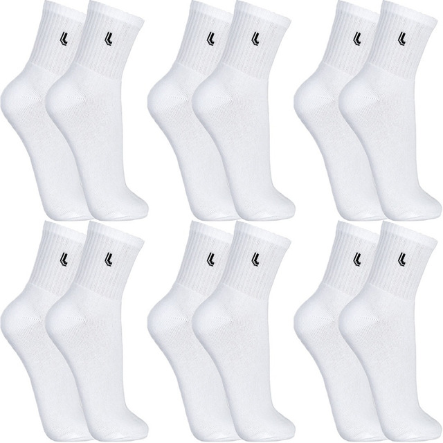 Kit 6 Pares Meias Lupo Cano Médio Alto Academia Original Kit 6 Pares Meias Lupo Cano Médio Alto Academia Original