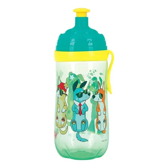 Vaso Con Boquilla De Silicona Colores Perros - Nuby Color Azul Perro